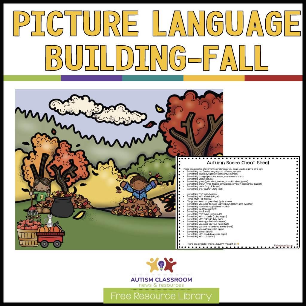Picture language Building Fall-Free I Spy