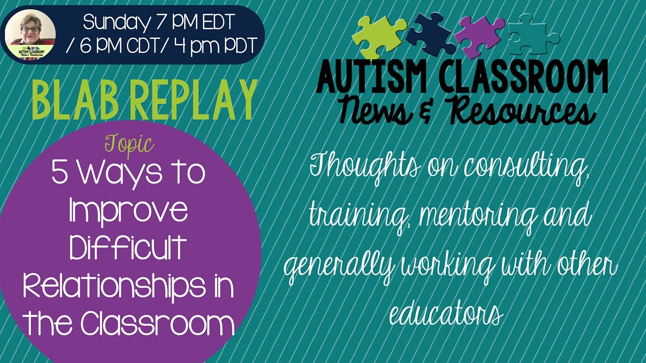 Autism Classroom News Leadership Blab #2