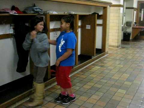 BJM autism video modeling greeting in the hall