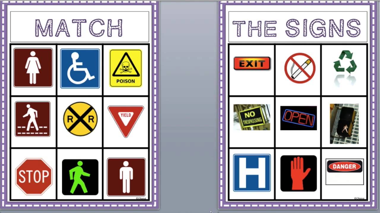 Matching Receptive Vocabulary File Folders from Christine Reeve