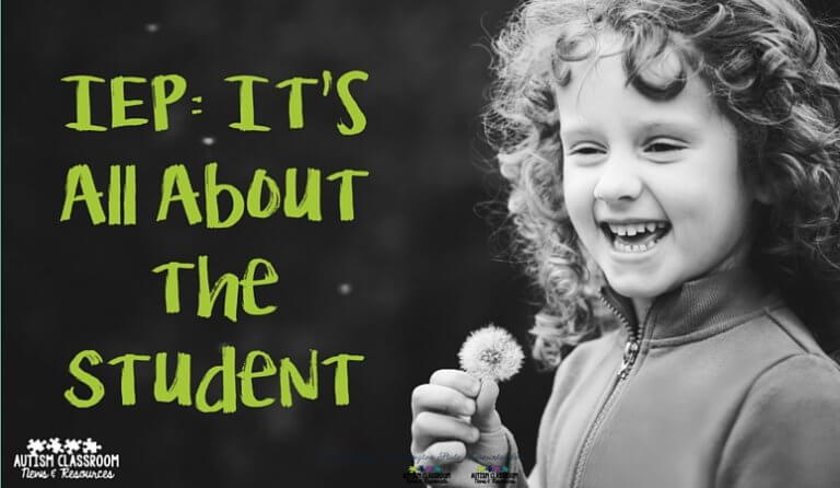 Always keep the focus on the student. This post gives some strategies and talks about the importance of each team member's role.