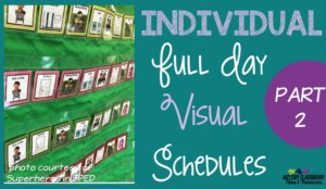 Individual schedules for autism come in many different forms. See examples of different types used in classes of all ages.