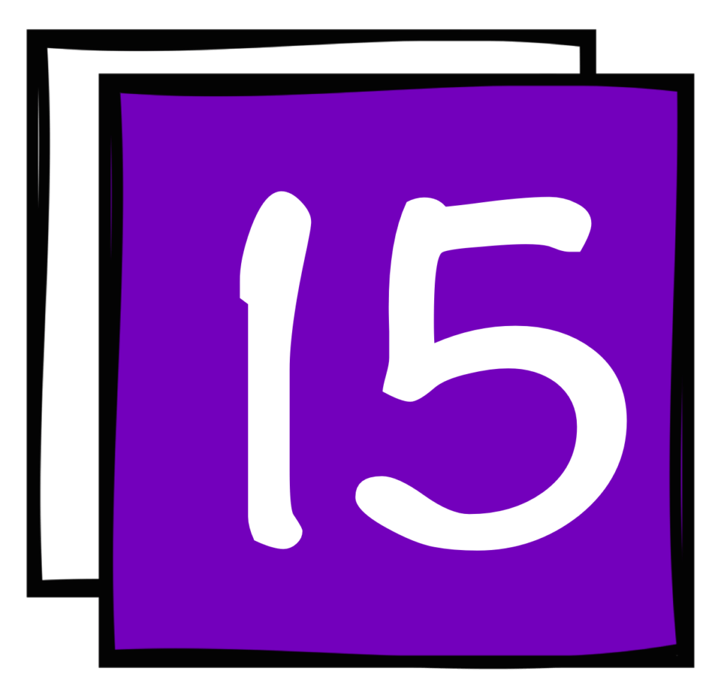 Включи пятнадцать. Число 15. Число 15 картинка. Цифра пятнадцать. Цифра 15 фиолетовая.