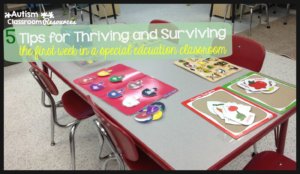 5 tips for thriving and surviving the first week of school in special educaiton