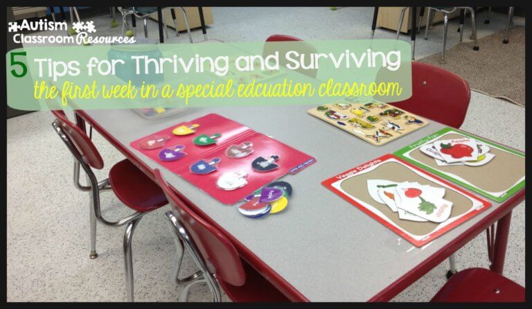 5 tips for thriving and surviving the first week of school in special educaiton