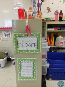Classroom Closed Sign to Show Off Limits