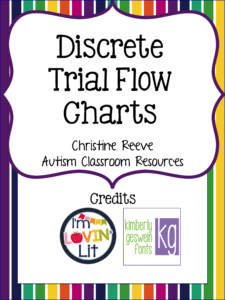 DTT procedures flow chart for ABA and Autism