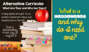 why is curriculum necessary in special education?