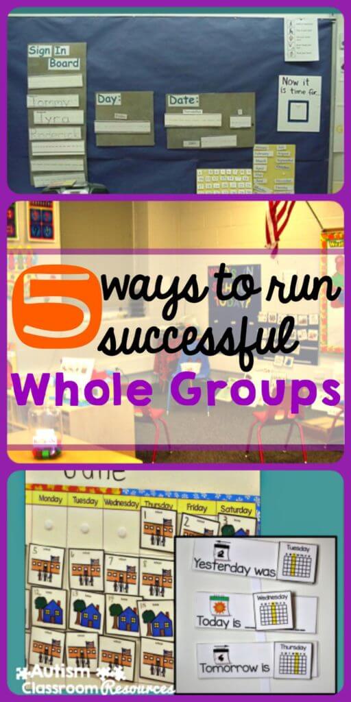 5 ways to run successful whole groups and morning meetings