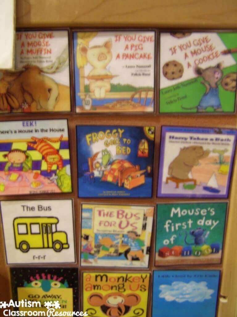 Autism Classroom Resources Morning Meeting book choices