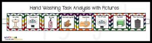 picture task analysis schedule for washing hands. Autism Classroom News on TPT