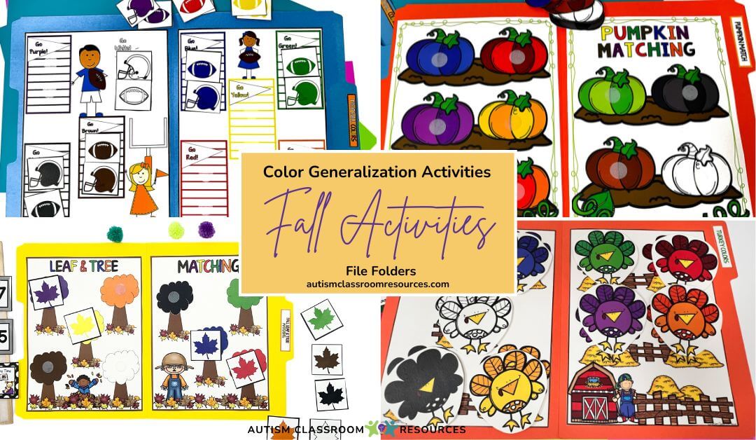 5 Fall Autism Classroom Activities And A Free Download Autism Classroom Resources 9993