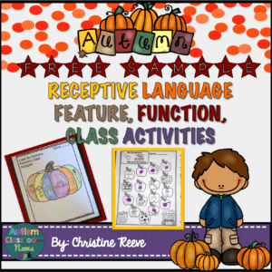 Free Print-and-Go Activities for Receptive Vocabulary Activities Autism Classroom News