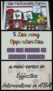 5 Incidental Teaching Opportunities You Can Create in Morning Meeting