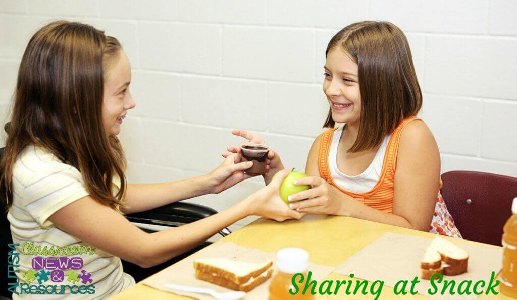 Sharing at Snack--Creating Incidental Teaching Opportunities at Snack by Autism Classroom Resources