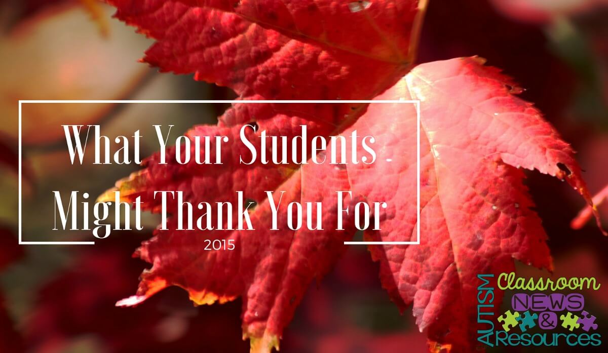 What Your Students Might be Thankful For FB