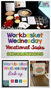 Workbasket Wednesday Vocational Jobs Simulations November 2015 from Autism Classroom Resources