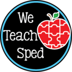 We Teach SPED is a set of special education bloggers who have come together to collaborate among our blogs to provide quality information for teachers through our #WeTeachSPED Facebook page.