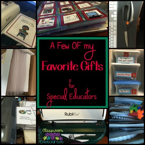 A few of my favorite gifts for special educators by Autism Classroom Resources