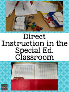 Direct Instruction in the special education classroom from Mrs Ps Specialties in 8 Favorite Special Education Blog Posts by Autism Classroom Resources