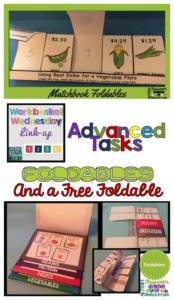 Workbasket Wednesday Advanced Tasks Foldables with a Free Download from Autism Classroom News