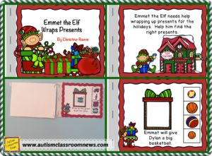 Free Interactive Book for Holidays from Autism Classroom Resources.