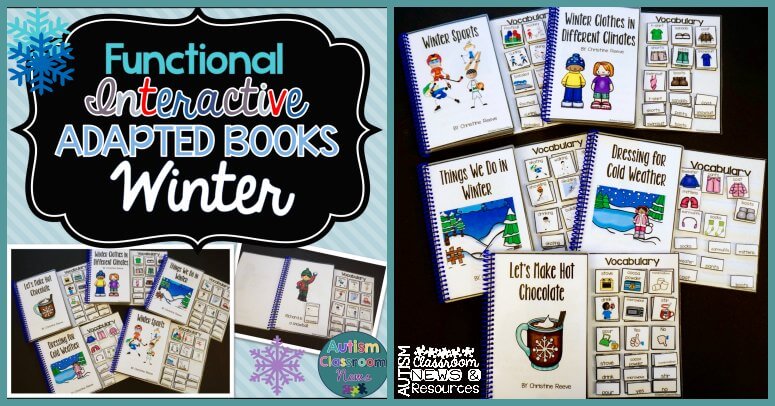 Functional Interactive Adapted Books for Winter from Autism Classroom News on TPT