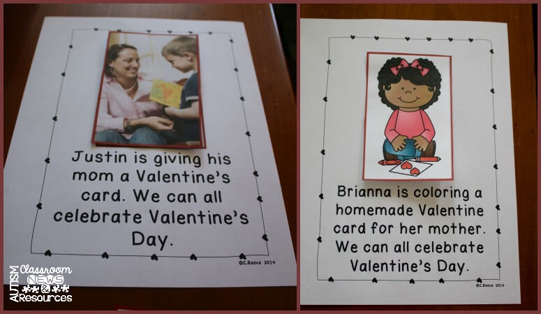 Valentines Interactive Books with repeated phrase on each page for AAC use from Autism Classroom News and Resources