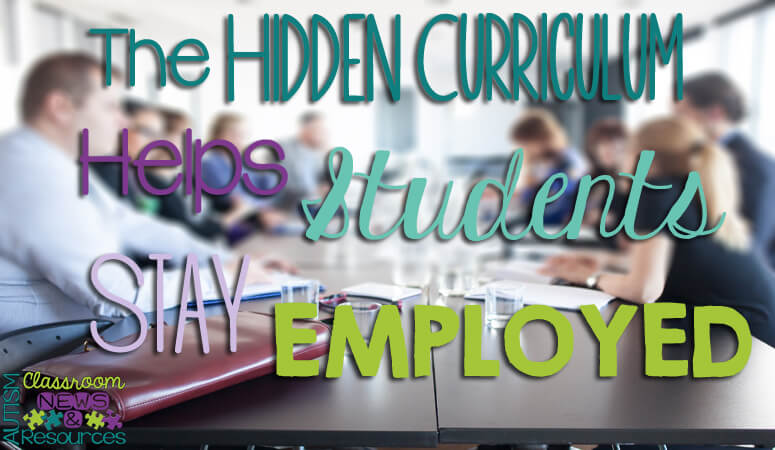 The Hidden Curriculum Helps Students Stay Employed