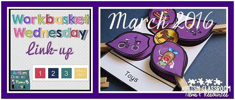 Workbasket Wednesday Linkup TEACCH Boxes for Spring