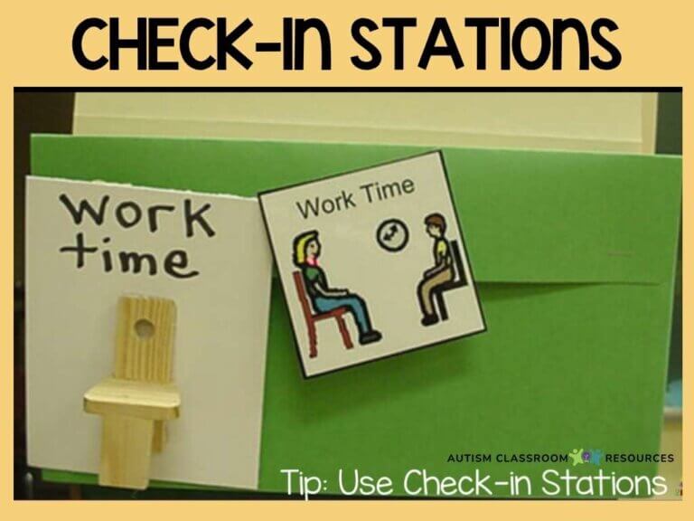 Elementary Visual Check In Visual Schedules For Autism: The Complete Guide (Free Printables ...