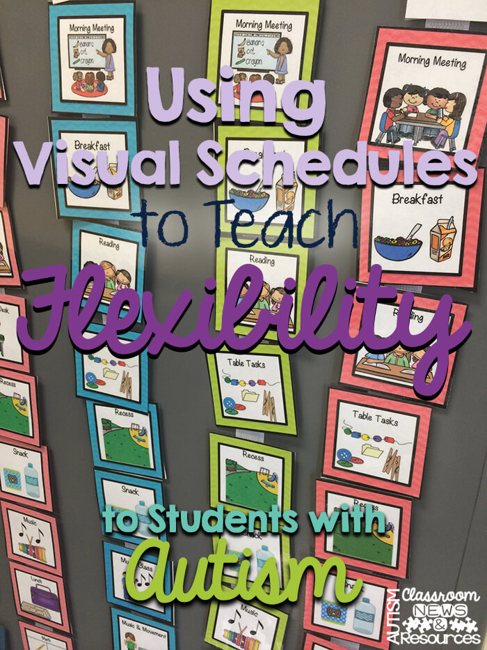 Using Visual Schedules to Teach Flexilibity to Students with Autism