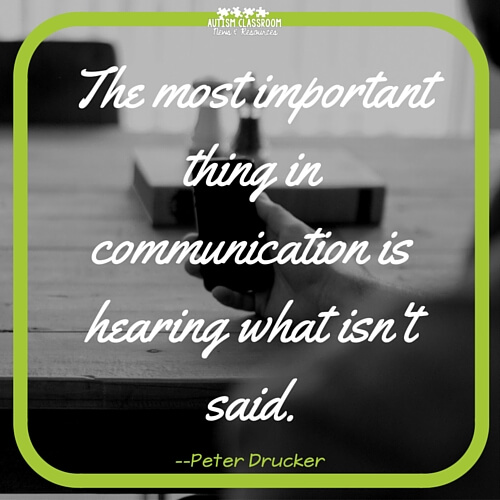 The most important thing in communication is hearing what isn't said