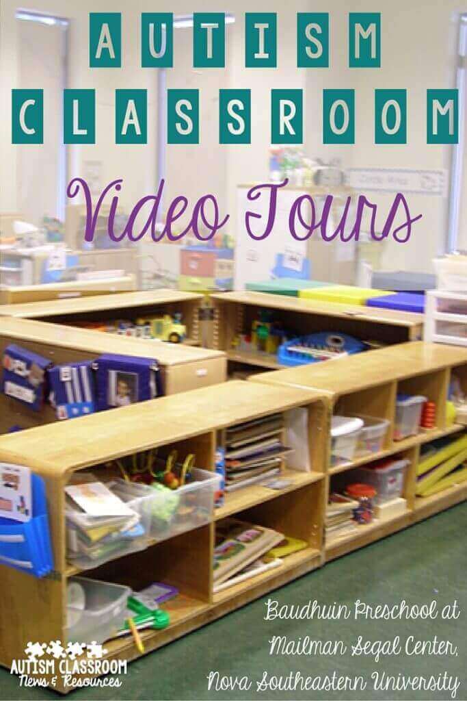 Autism Classroom Video Tours of the Baudhuin Preschool with descriptions
