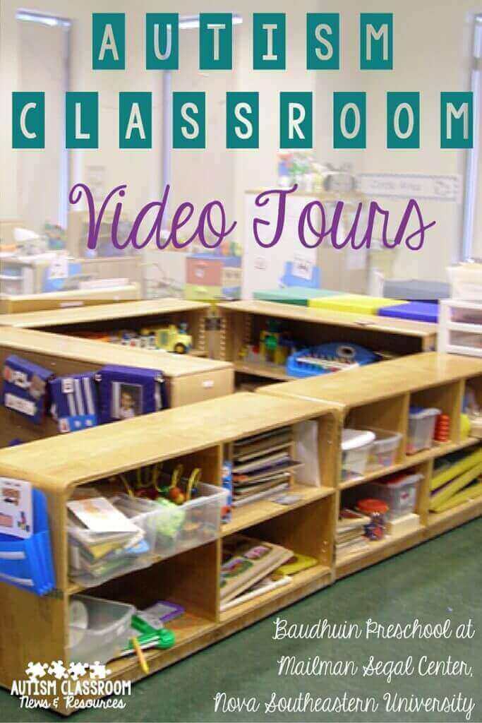 Autism Classroom Video Tours of the Baudhuin Preschool with descriptions