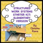 Structured Work Systems Starter Kit Elementary Edition from Autism Classroom News