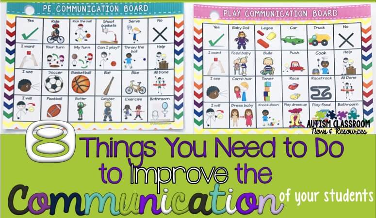 Improving the communication of our students with disabilities, particularly autism, is a true challenge. This post kicks off a series of 8 different things we need to think about to improve the communication of our students.