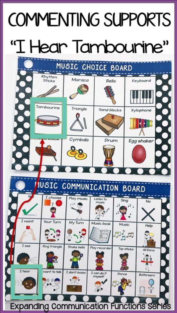 Do you have a hard time getting your students with autism to communicate for anything other than asking for highly desired items?  Here are some ideas about activities you can use with sentence starter strips to get more commenting from them.  Tips about engineering the classroom to encourage commenting included.