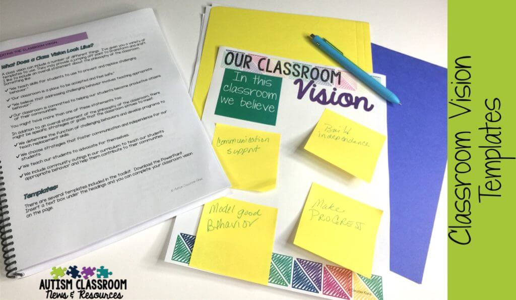 Classroom vision statements are a fundamental part of my building classroom teams bundle. Getting ready for teacher evaluations can be scary regardless of your experience. And for special education teachers this can be even worse because people don't always understand what they do. Here are some tips of what to prepare to share with the observers to help it be a success.