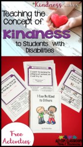 Everyone needs a little kindness at any time of the year. This kindness freebie is designed to help teach your students in special education about being kind to those around them.