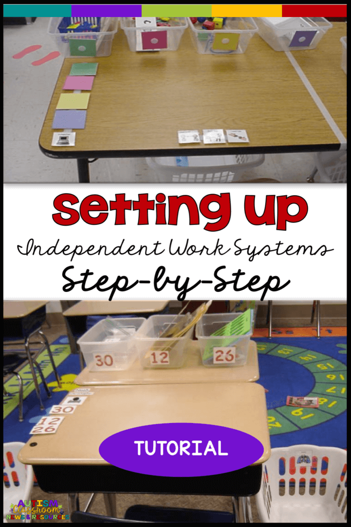 Independent work systems aren't difficult, but making sure they get set up and used correctly is essential to getting results. This step-by-step tutorial will take special educators through the process of setting the system up to help your students become more independent.