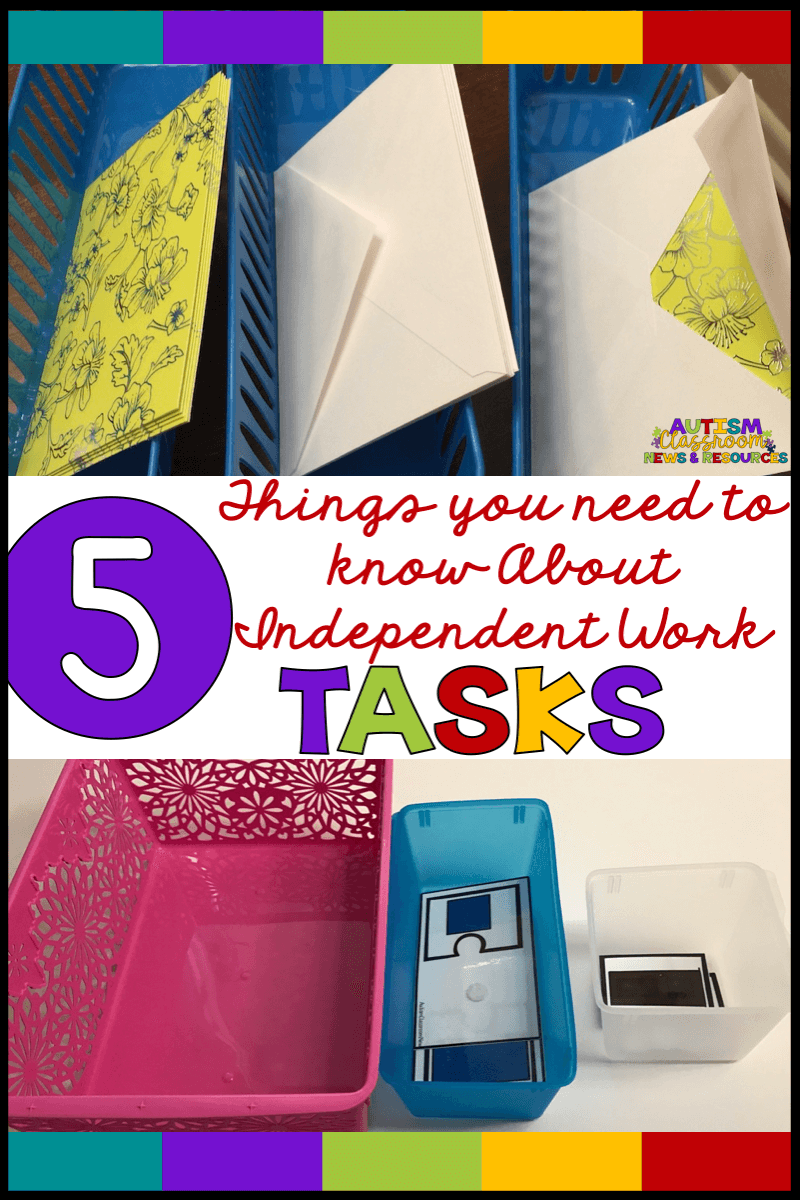 3 Ways Independent Work Task Boxes Help Conquer Classroom Management -  Autism Classroom Resources