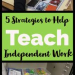 You've set up your independent work system and you've got great tasks and organization...so how do you assure that your students build independence? These 5 strategies are important in getting to the final goal!
