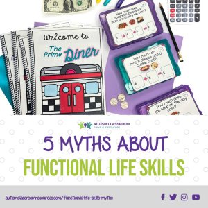 5 myths about functional life skills [picture of diner math money functional skills program]