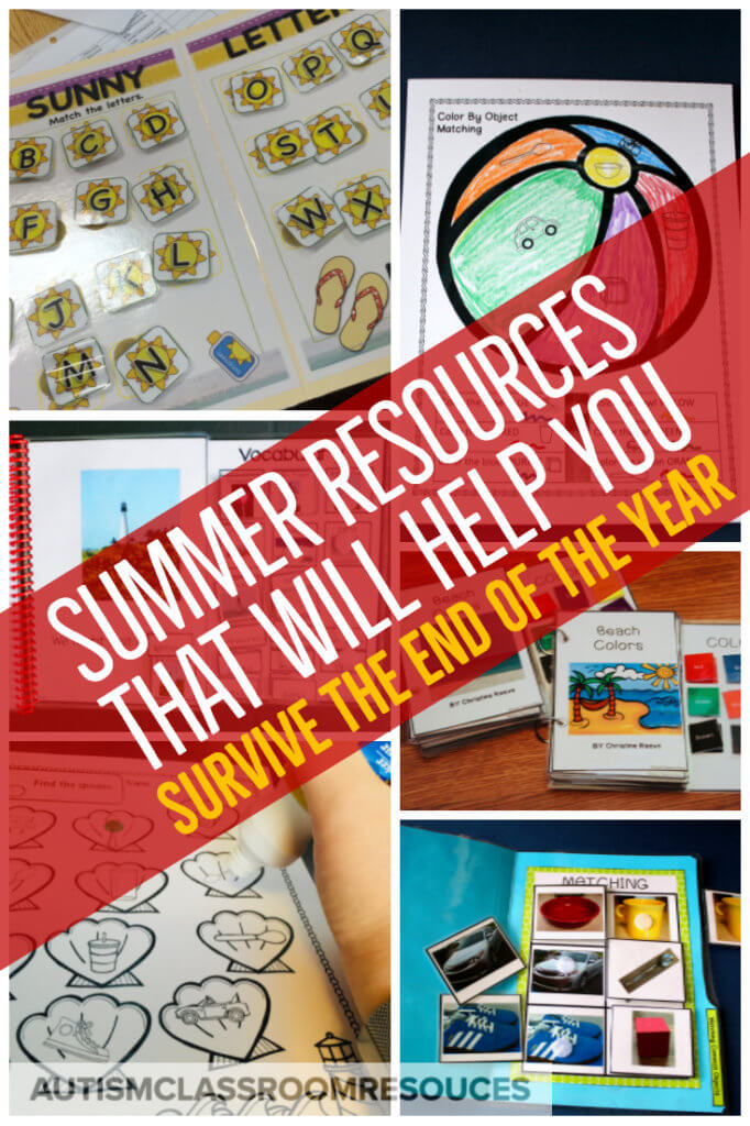 Teachers, we all need a little help to get to the end of the year.!..or to survive ESY. This post has tons of summer resources, paid and free, to help you survive or thrive in ESY!