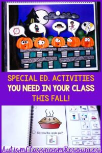 Fall Special Ed activities You need in your class.