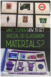 Special educators need all the help they can get with materials in the classroom. We've got 8 ways to help you solve that problem! #classroommaterials #specialeducation #specialeducationteacher #getstufffree