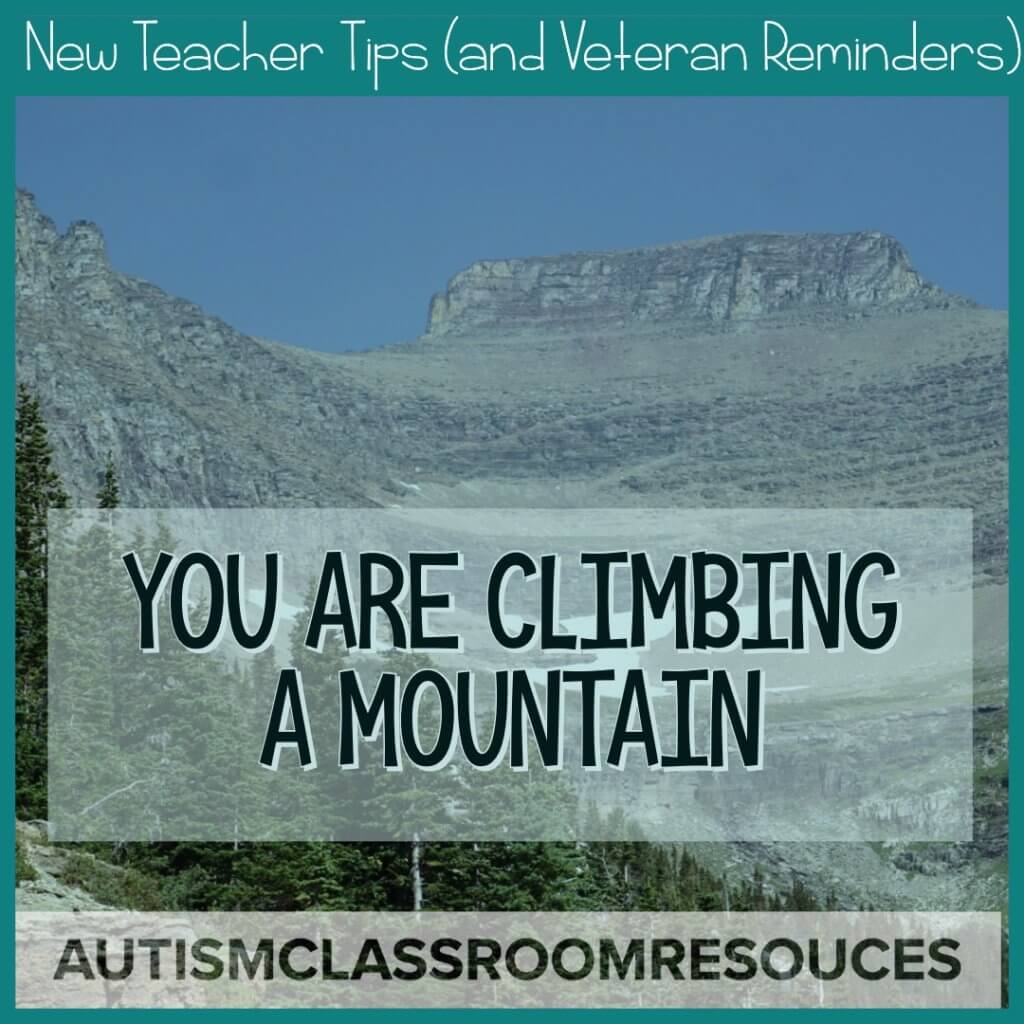 Y9ou are climbing a mountain--recognizing that helps to increase positive outlook in your job