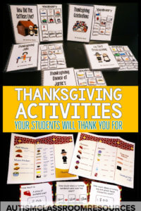 Thanksgiving activities that your students wiil thank you for