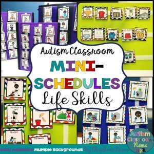 Autism Classroom Mini Schedules Life Skills